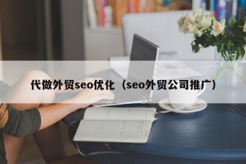 代做外贸seo优化（seo外贸公司推广）