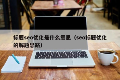 标题seo优化是什么意思（seo标题优化的解题思路）