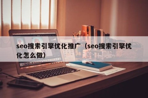 seo搜索引擎优化推广（seo搜索引擎优化怎么做）